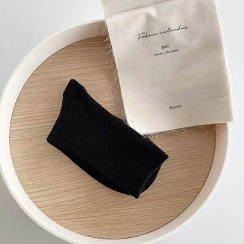 Cream Women's Spring Summer Middle Tube Long Loose Socks