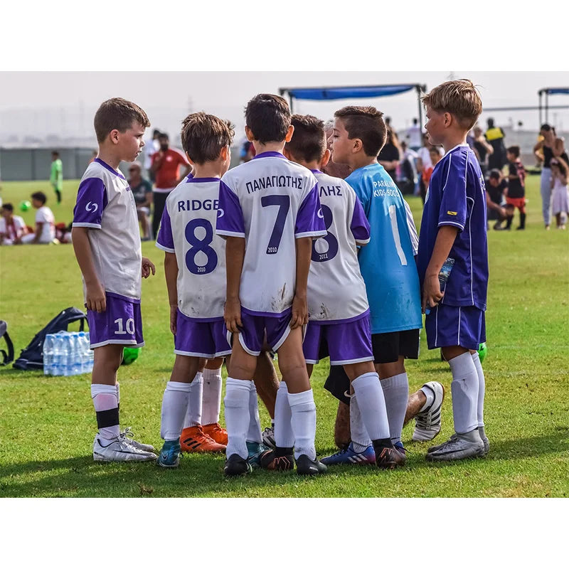 Soccer Socks for Kid Boys Girls 4-12 Years Athletic Football Baseball Children Youth Knee High Stripes Tube Socks