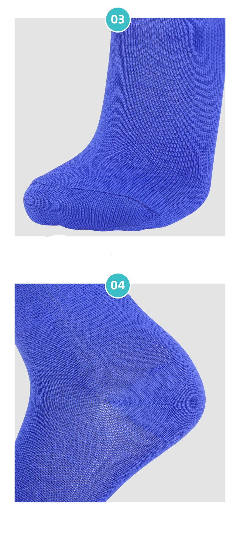 Solid Thin High Training Soccer Socks Men's Long Socks Children's Knee Socks