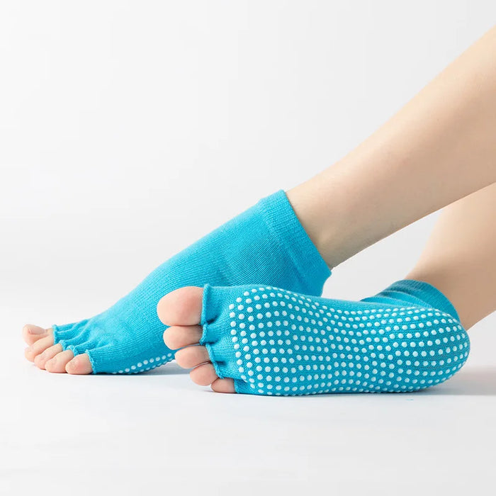 women-yoga-socks-non-slip-grips-cotton-pilates-socks-ladies-ballet-dance-sports-socks-for-yoga-fitness-workout-yoga-socks