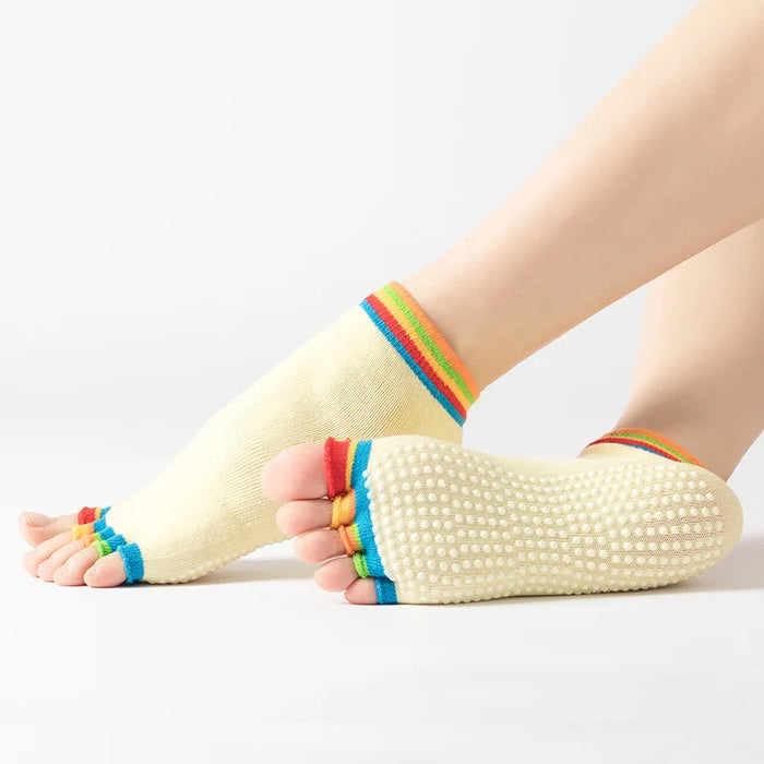 women-yoga-socks-non-slip-grips-cotton-pilates-socks-ladies-ballet-dance-sports-socks-for-yoga-fitness-workout-yoga-socks