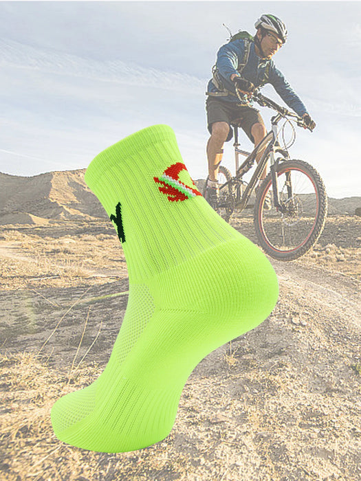 1 Pair Athletic Performance Cycling Socks for Men & Women