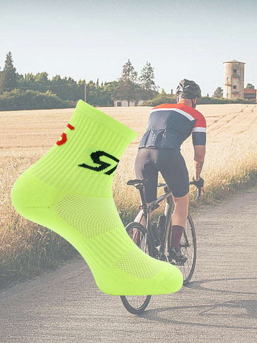 1 Pair Athletic Performance Cycling Socks for Men & Women