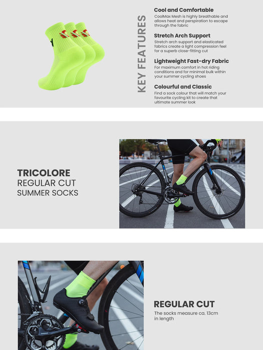 1 Pair Athletic Performance Cycling Socks for Men & Women