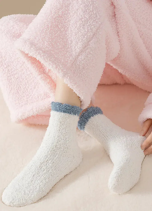 5p/ Thickened Coral Fleece Socks