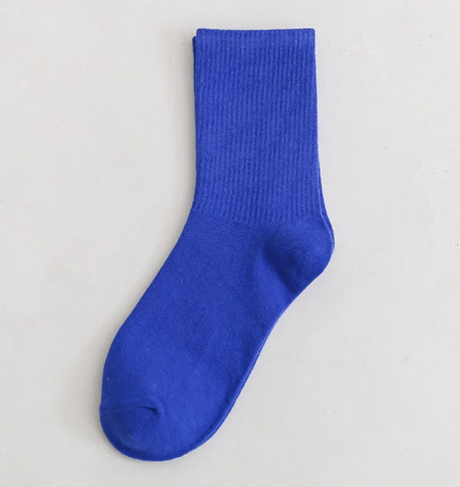 Colours Combed Cotton Skateboard  Unisex Sock