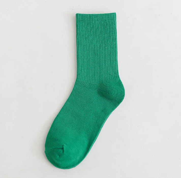 Colours Combed Cotton Skateboard  Unisex Sock