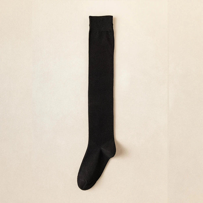 salina-womens-socks-cotton-tube-over-the-knee-winter-spring-new-year-solid-color-fashion-personality-leisure-sports-comfortable