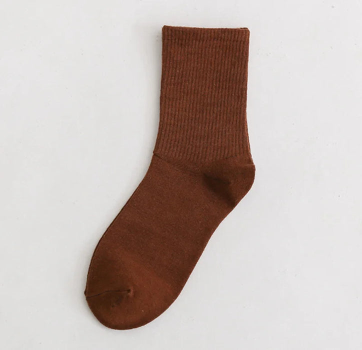 Colours Combed Cotton Skateboard  Unisex Sock