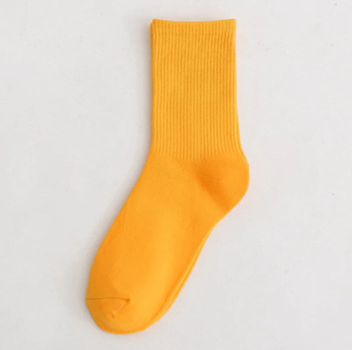 Colours Combed Cotton Skateboard  Unisex Sock