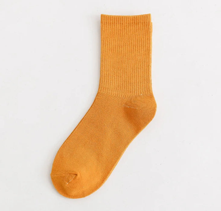 Colours Combed Cotton Skateboard  Unisex Sock