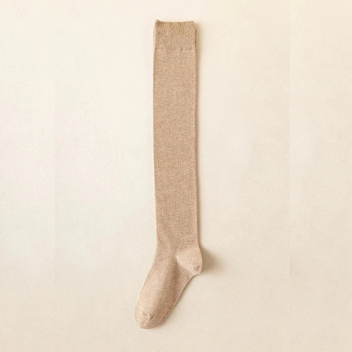 salina-womens-socks-cotton-tube-over-the-knee-winter-spring-new-year-solid-color-fashion-personality-leisure-sports-comfortable