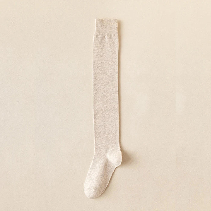 salina-womens-socks-cotton-tube-over-the-knee-winter-spring-new-year-solid-color-fashion-personality-leisure-sports-comfortable
