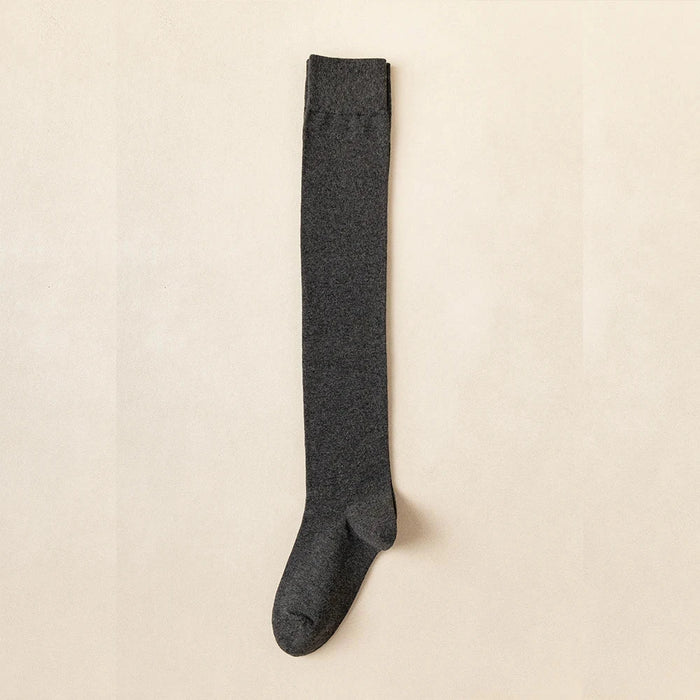 salina-womens-socks-cotton-tube-over-the-knee-winter-spring-new-year-solid-color-fashion-personality-leisure-sports-comfortable