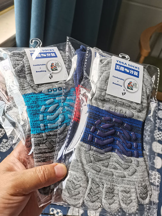 Men Full Toe Yoga / Pilates Socks