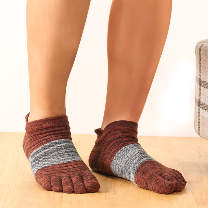 Men Full Toe Yoga / Pilates Socks
