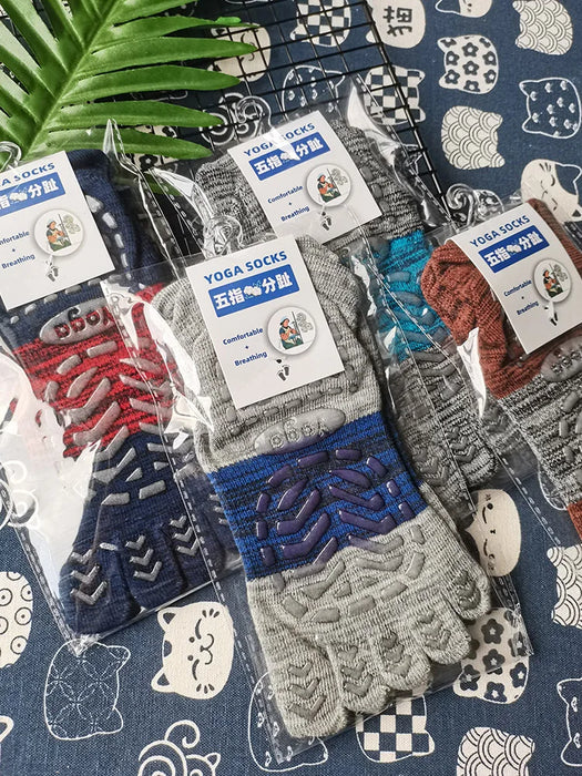 Men Full Toe Yoga / Pilates Socks