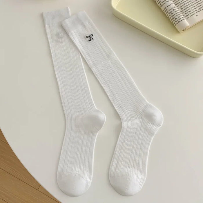 1/4pairs Women's Ballet  Bow Style Socks