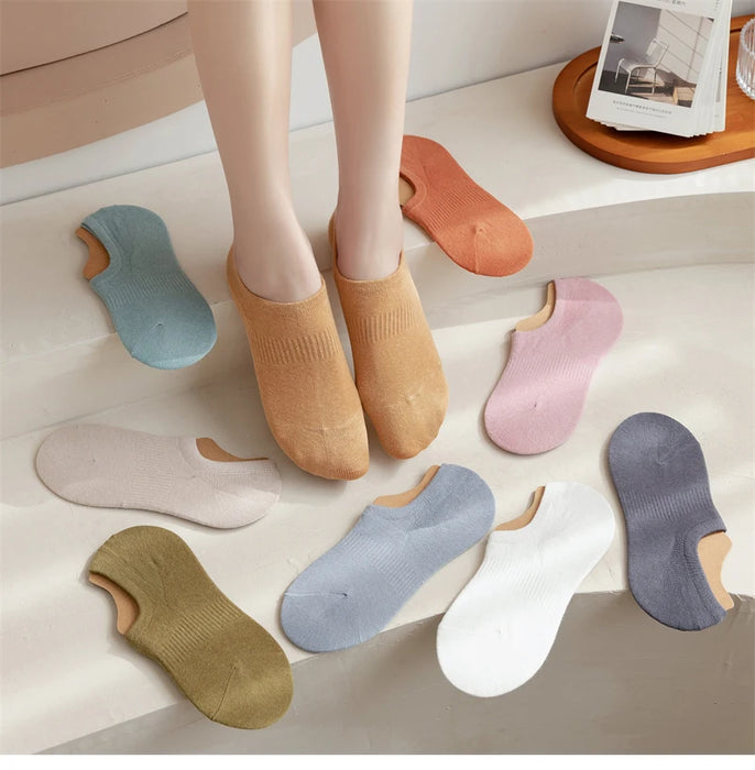 5 Pairs/  Invisible Low Cut Socks