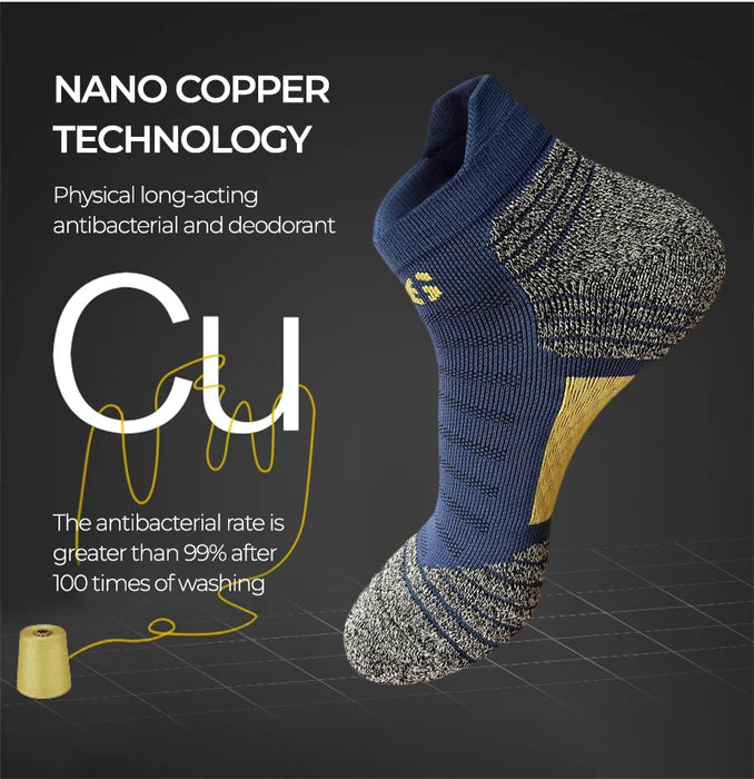 Nano Copper Fiber Deodorant Antibacterial Men Socks