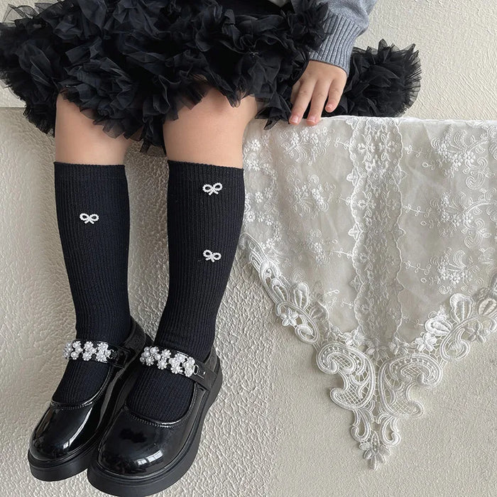 Bow Design Kids Simplicity Fashion  Socks