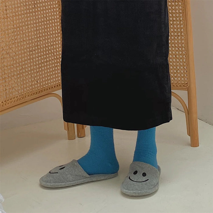 Rabbits Hair Women's Socks Solid Thermal Cashmere