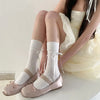 socks-women-bow-straps-hollow-solid-color-spring-and-autumn-ballet-socks-middle-tube-ribbon-casual-socks-for-women