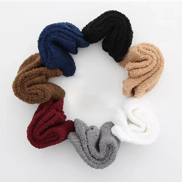 1/3pairs Men Coral Fleece Socks