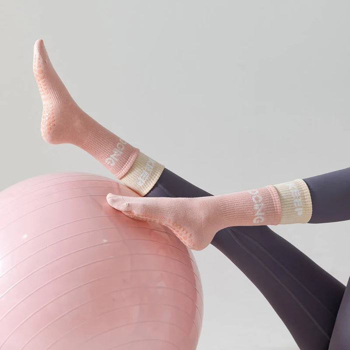 yoga-socks-womens-mid-calf-socks-fitness-sports-cotton-socks-long-tube-double-layer-socks-floor-non-slip-dance-socks