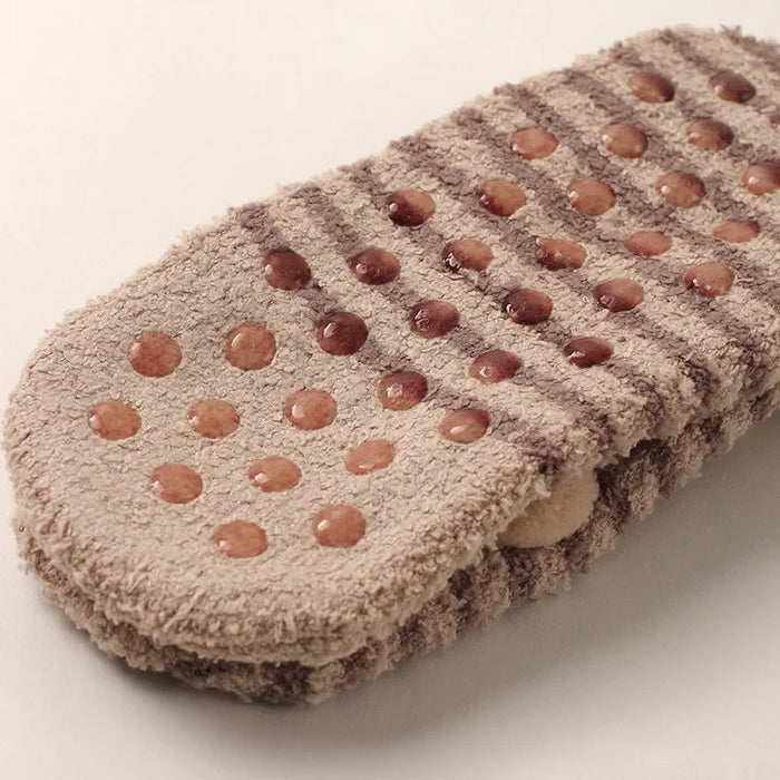Cute winter grip indoor socks