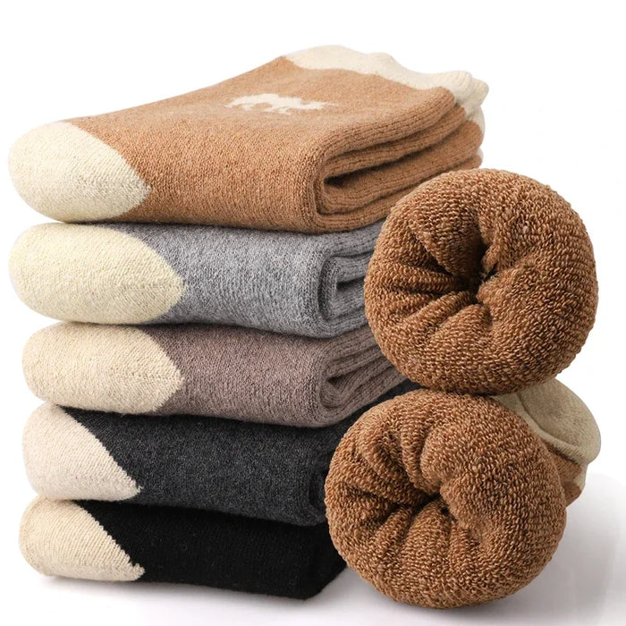 5 Pairs Wool Thickened Winter Sock
