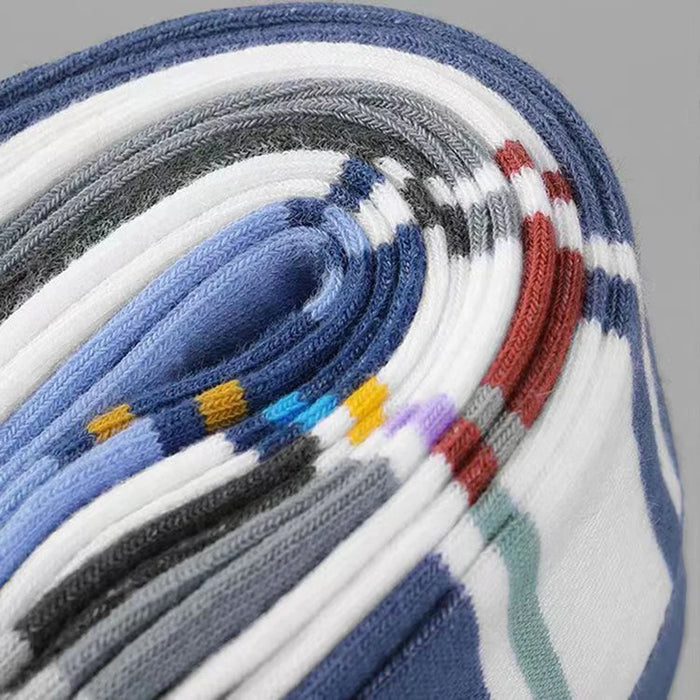 6Pairs Men Socks Breathable Cotton Sports