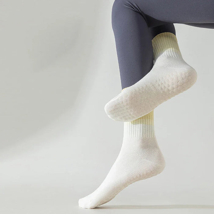 yoga-socks-womens-pilates-cotton-non-slip-silicone-indoor-fitness-dance-color-gradient-sports-socks