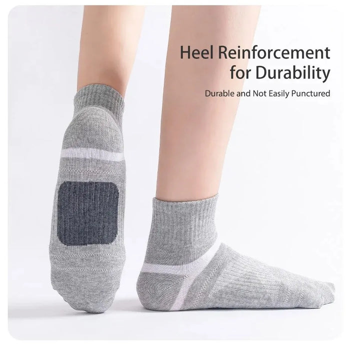 5 Pairs of  Outdoor Cycling Running Cotton Mid-calf Socks