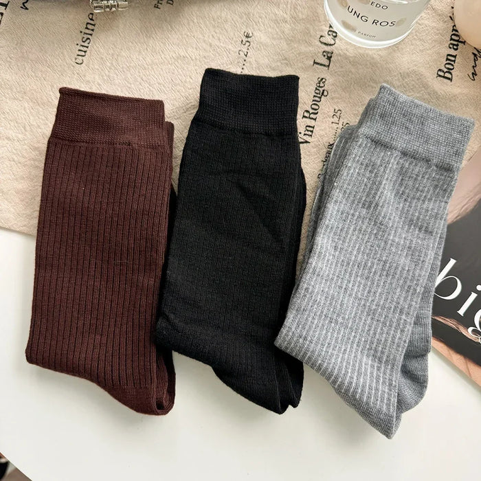 1/3 Pairs Korean Stripe Long Socks