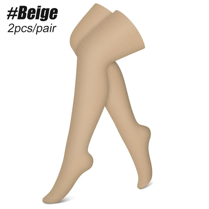 1Pair Compression Socks Knee High