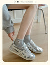 womens-socks-cartoon-dog-embroidery-short-socks-spring-summer-thin-cute-cotton-socks-boneless-sweat-absorbing-wave-point-socks