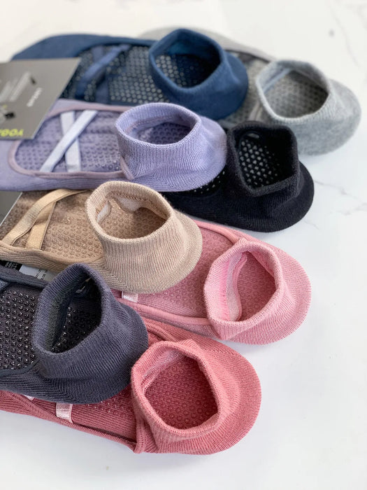 2-pairs-yoga-socks-cotton-breathable-sweat-absorbent-silicone-anti-slip-floor-socks-women-pilates-ballet-fitness-sports-sock-set