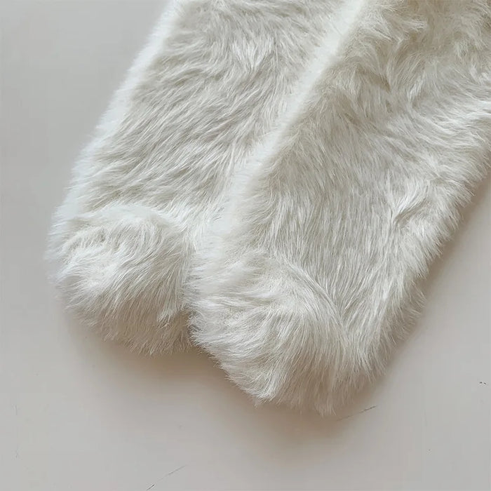 Mink Fleece Middle Tube Socks Men's Socks
