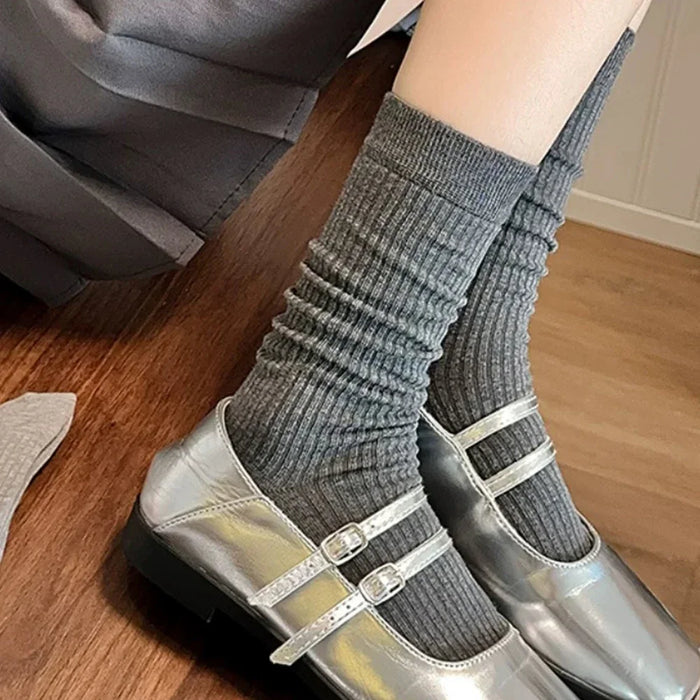 1/3 Pairs Korean Stripe Long Socks