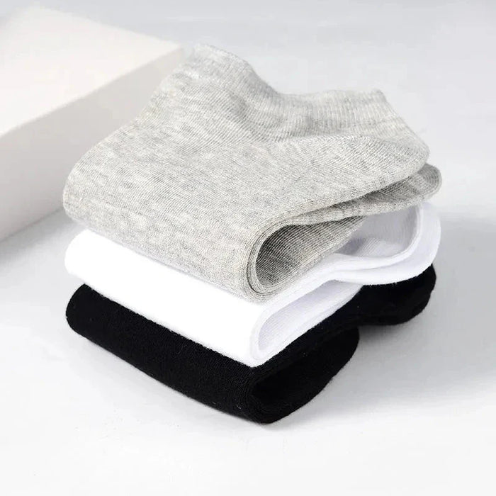 5pairs-mens-socks-boat-black-business-solid-color-breathable-comfortable-high-quality-ankle