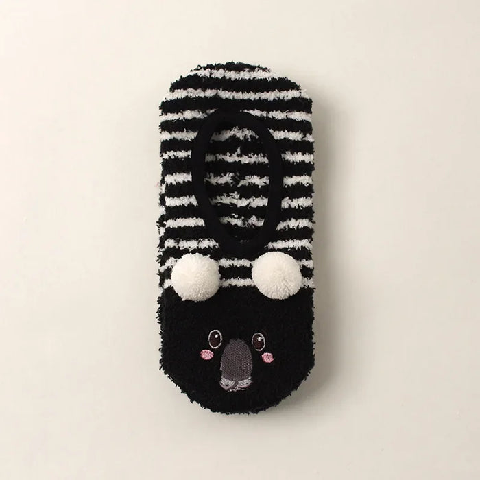 Cute winter grip indoor socks