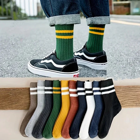 5-pairs-of-mens-socks-autumn-and-winter-vintage-fun-fashion-athletic-socks-sports-trend-socks