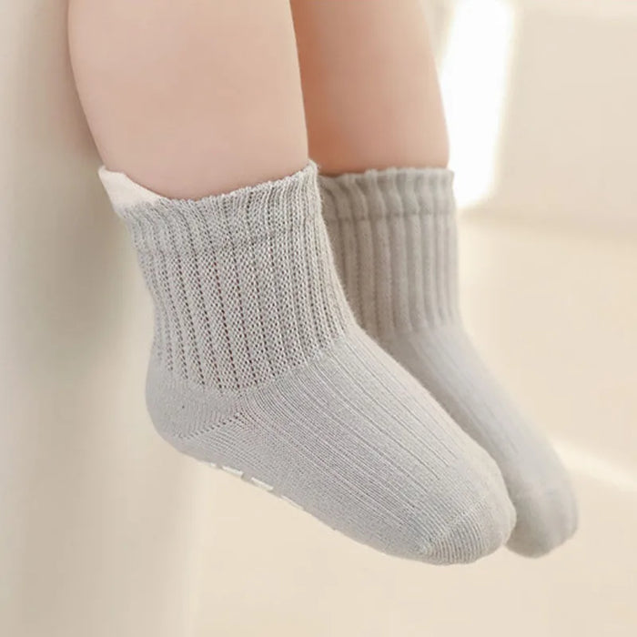 3 Pairs/  Kids Cotton Socks Boys and Girls Daily Simple