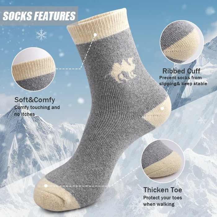 5 Pairs Wool Thickened Winter Sock