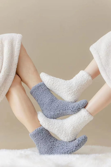 3 Pairs Women/ Men Slipper Winter Couple Socks