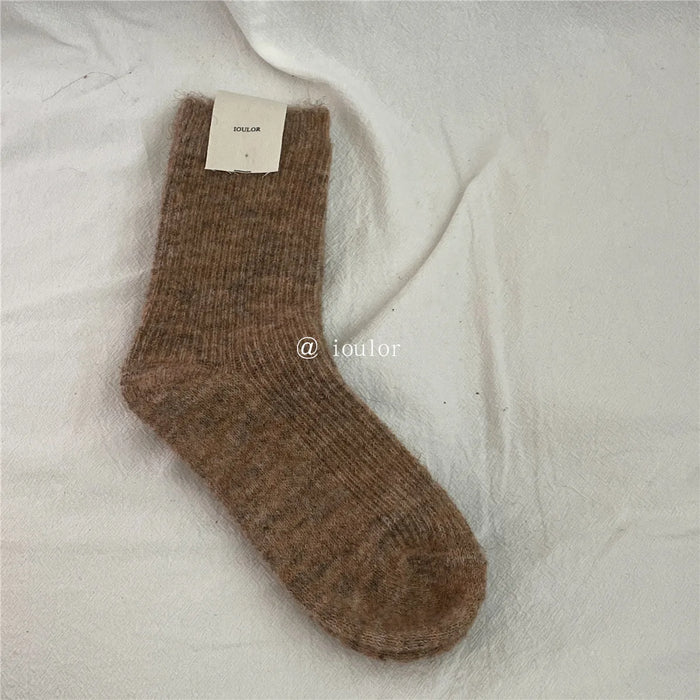 Thermal Women Socks 9% Wool Cashmere Thicken Warm Long Socks