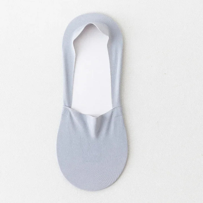 Summer Nylon Ice Silk Boat Socks Low Cut Ankle Silicone Non-slip Invisible