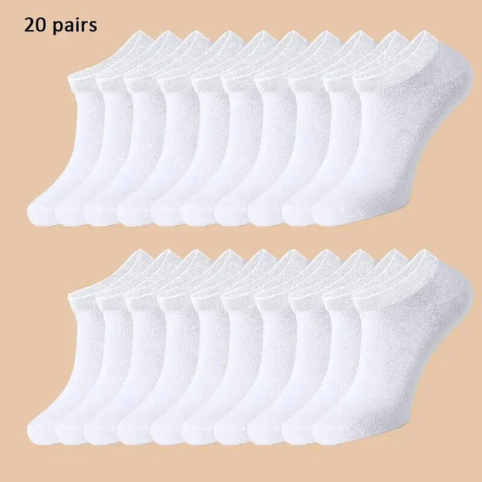 10-12-20-40-pairs-men-boat-socks-business-sport-sweat-absorption-mature-summer-autumn-solid-color-soft-non-pilling-ankle-socks