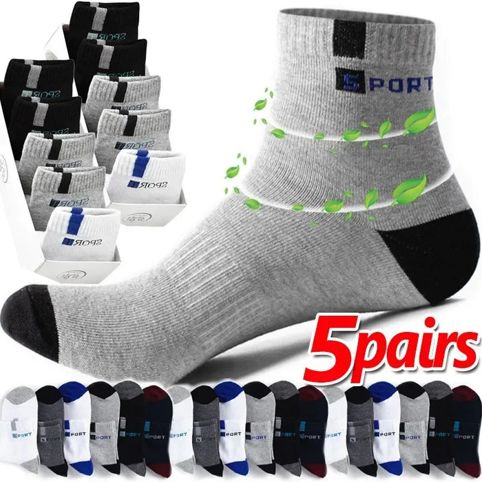 5 Pairs / Cotton Sock for Men Sport
